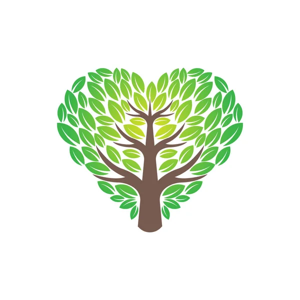Tree Logo Design Vector Illustration Abstract Tree Logo Vector Creative — Stock Vector