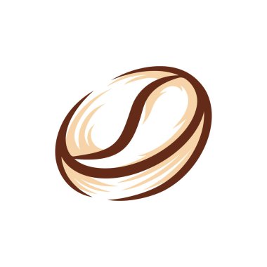 Kahve Logosu tasarımı vektör çizimi. Cafe ve restoran için klasik kahve logosu vektör tasarımı kavramı. Logo, simge, etiket, rozet, işaret ve sembol için soyut Kahve Dükkanı vektör tasarımı.