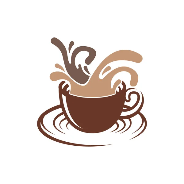 Coffee Logo Design Vector Illustration Vintage Coffee Logo Vector Design — Stock Vector