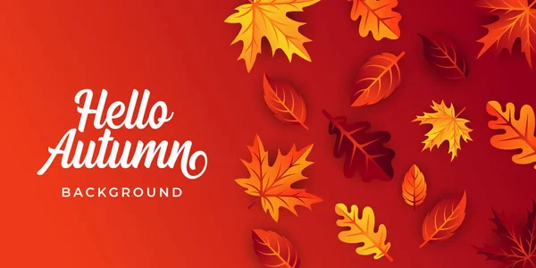 벡터를 시킨다 대한민국의 박정희 Abstract Autumn Background Design Template Poster — 스톡 벡터