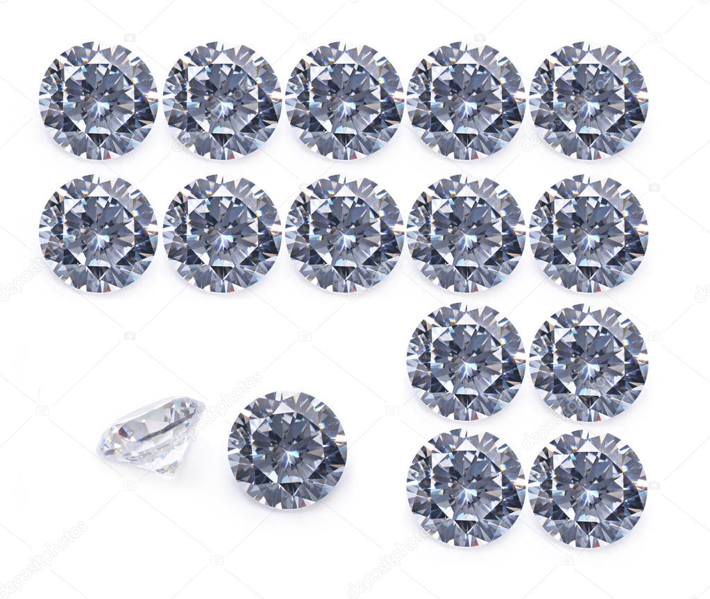 diamond isolated on white background