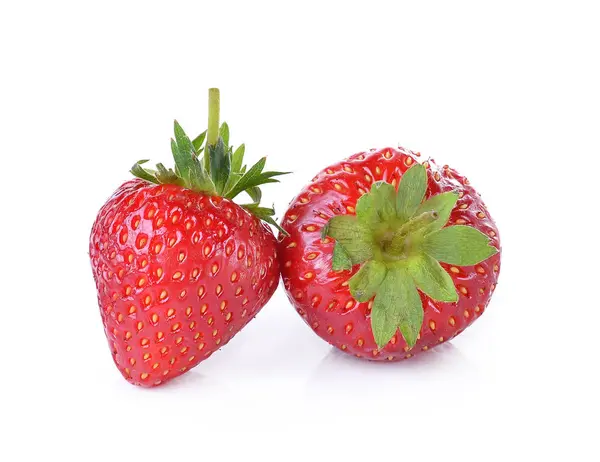 Strawberry White Background Stock Photo