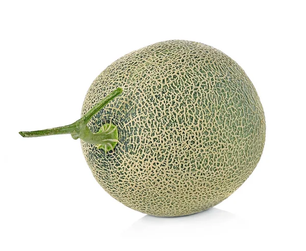 Melón melón aislado sobre fondo blanco — Foto de Stock