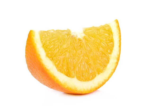 Frutto Arancio Isolato Sfondo Bianco — Foto Stock