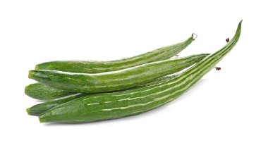 Beyaz arka plan üzerinde yılan kabak