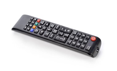 Uzaktan kontrol beyaz arkaplanda izole edildi