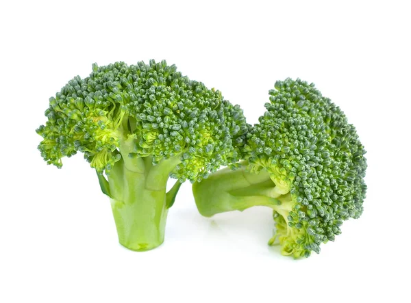 Brokkoli Auf Weißem Hintergrund — Stockfoto