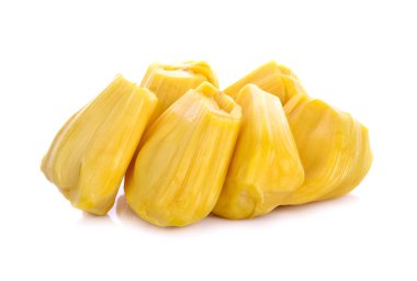 Beyaz arkaplanda Jackfruit izole