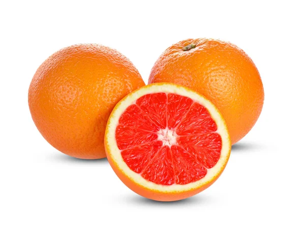 Grapefruits Isoliert Auf Weißem Hintergrund — Stockfoto