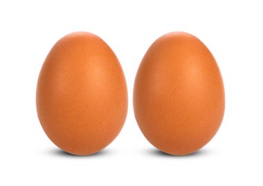  Beyaz arkaplanda yumurta izole