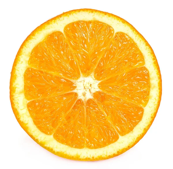 Orange frukt isolerad på vit bakgrund — Stockfoto