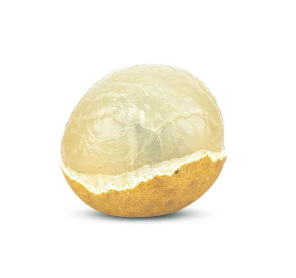 Fresh longan on white background — Stock Photo, Image