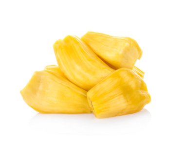 Beyaz arkaplanda Jackfruit izole