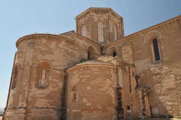 La Seu Vella (eski Cathedral), İspanya, İspanya, İspanya (Lerida) şehrinin arkadan görünüm
