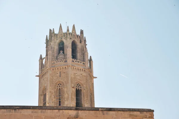 Kule, La Seu Vella (eski Cathedral) Lleida (Lerida) şehir Katalonya, İspanya