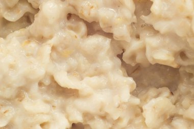 Haşlanmış yulaf lapası, makro fotoğrafçılık, hazırlanan