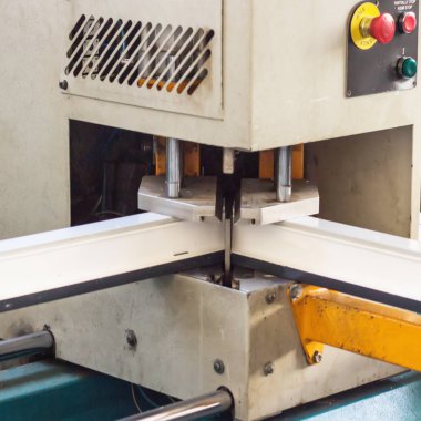 Pvc pencere, yapıştırma üretim Windows, pvc pencere, üretimi için makine plastik köşe profili