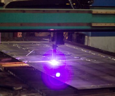 Modern otomatik plazma lazer kesme için metaller, plazma kesme lazer ve lazer, Makina tezgah