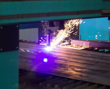 Modern otomatik plazma lazer kesme Plazma kesme lazer ve lazer, Makina Metal, makine