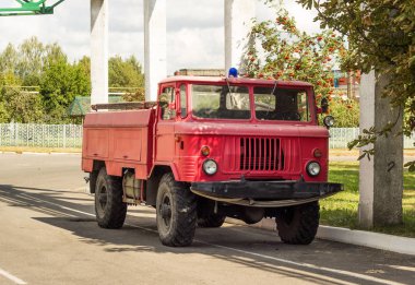 Eski yangın motoru, nadir, itfaiye