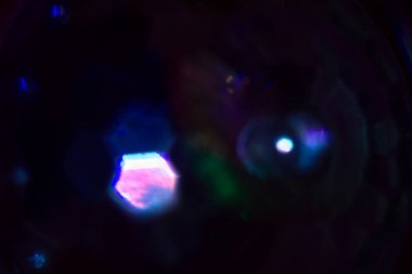 ufuk parlak ışık bulanık. Mercek parlaması. parlak noktalar. koyu arka plan, Tasarım