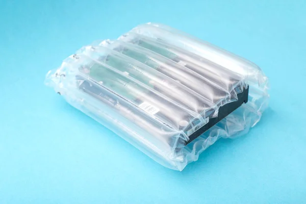 Embalagem Protectora Feita Polímeros Utilizados Para Envio Mercadorias Por Correio — Fotografia de Stock