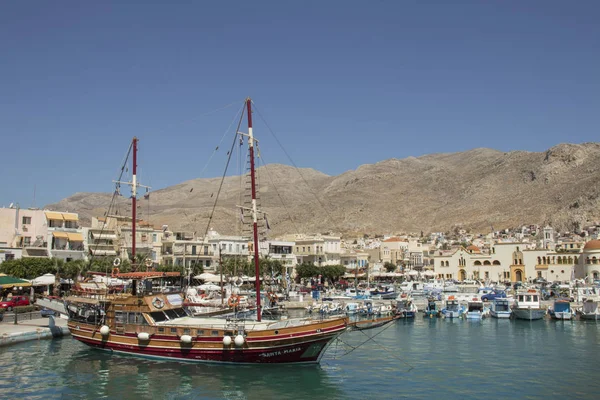 Puerto Isla Kalymnos Grecia — Foto de Stock