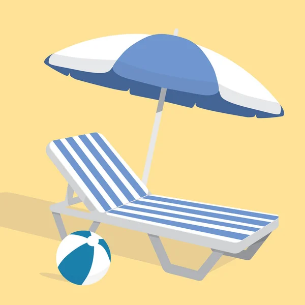 暑假背景在海滩上与旅游配件 向量例证 旅游暑假设计 — 图库矢量图片
