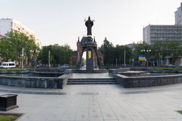 Monument Holy Great Martyr Catherine Krasnodar — Foto Stock