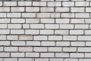 Beyaz tuğla taş duvar