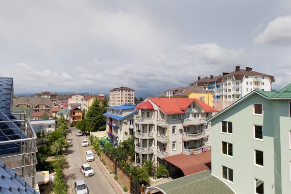 Sochi Evlerin Çatıları Adler Bölgesi Haziran 2018 — Stok fotoğraf