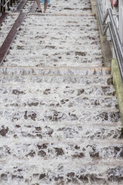 Sochi içinde sel. Adler bölgesi. 06.07.2018