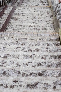 Sochi içinde sel. Adler bölgesi. 06.07.2018