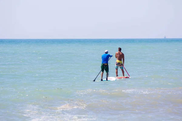 Surfers Waiting Wave — Stock Photo, Image