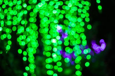 Aydınlatma ağaç. Arka plan bulanık video