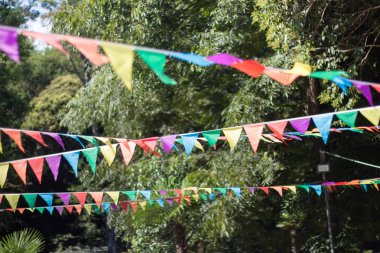 Doğada şenlik bayrakları