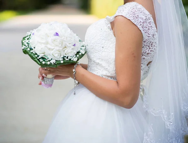 Bride Bouquet Side — Stock Photo, Image