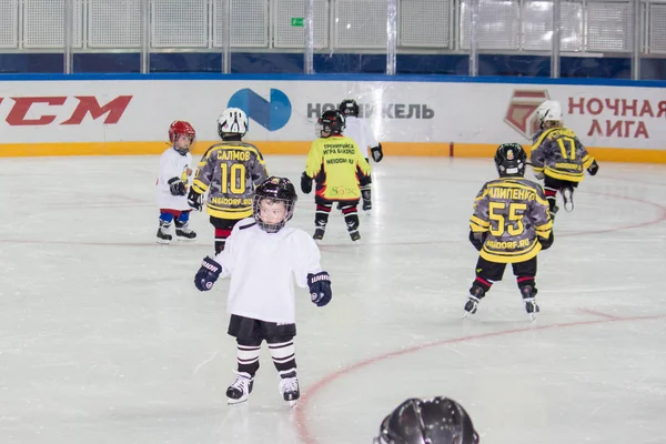 Formazione Della Squadra Hockey Bambini Sochi — Foto Stock