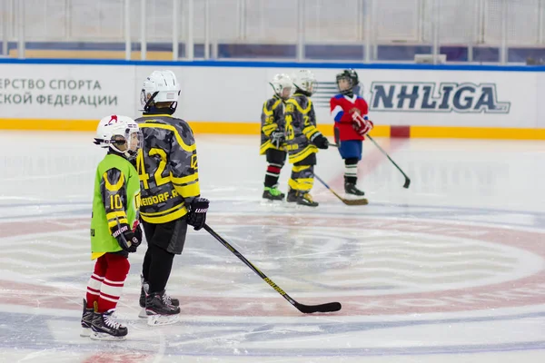 Training Children Hockey Team Sochi — Stock Photo, Image
