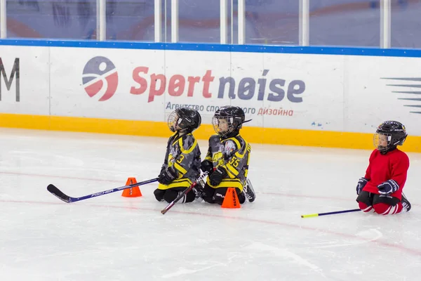 Training Children Hockey Team Sochi — Stock Photo, Image