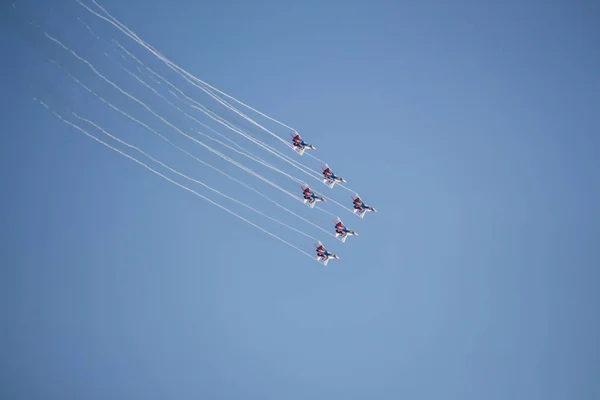 Performance Air Group Swifts Show Aéreo Sochi — Fotografia de Stock