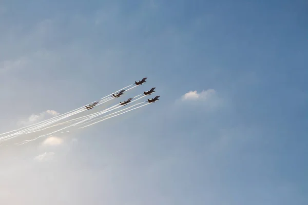 Performance Air Group Swifts Air Show Sochi Royalty Free Stock Photos