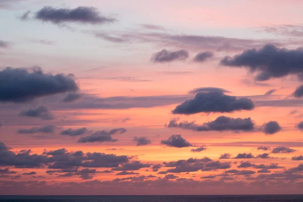 Zonsondergang Zee Sotsji Wolken Blauwe Lucht Zon — Stockfoto