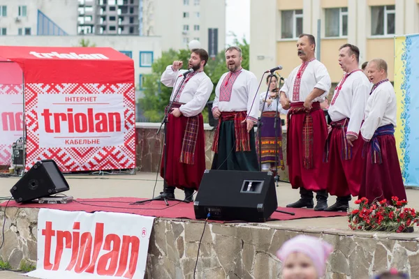 Kiev Ukraine 2019 Folk Song Dance Ensemble Ukrainian Folklore — Stock Photo, Image