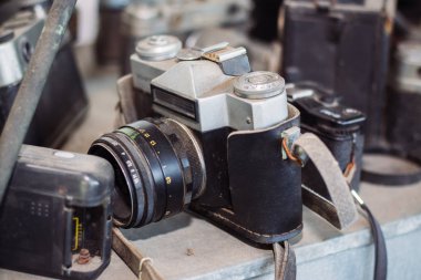 07/02/2019 Kiev. Ukrayna. Gereksiz şeyler müzesi. Tarih Müzesi. Eski ev eşyaları.