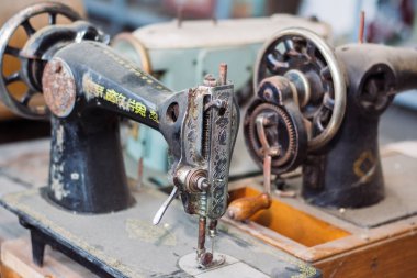 07/02/2019 Kiev. Ukrayna. Gereksiz şeyler müzesi. Tarih Müzesi. Eski ev eşyaları.