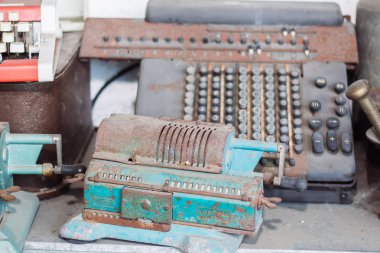 07/02/2019 Kiev. Ukrayna. Gereksiz şeyler müzesi. Tarih Müzesi. Eski ev eşyaları.