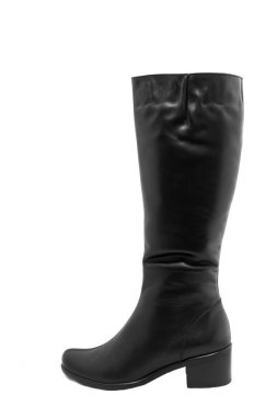 beyaz zemin üzerine siyah kadın çizme