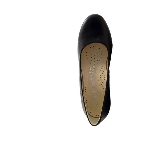 Black Female Shoes White Background — Stock Photo, Image