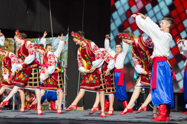 24.08.2019 Kiev. Ukrayna. Ukrayna halk dansları